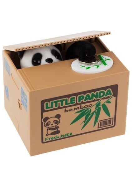 Panda Kumbara Büyük Kumbara Otomatik Olarak Pikez Kumbara Kumbara Hediye Çocuklar Için (12 * 10 * 9 Cm) (Yurt Dışından)
