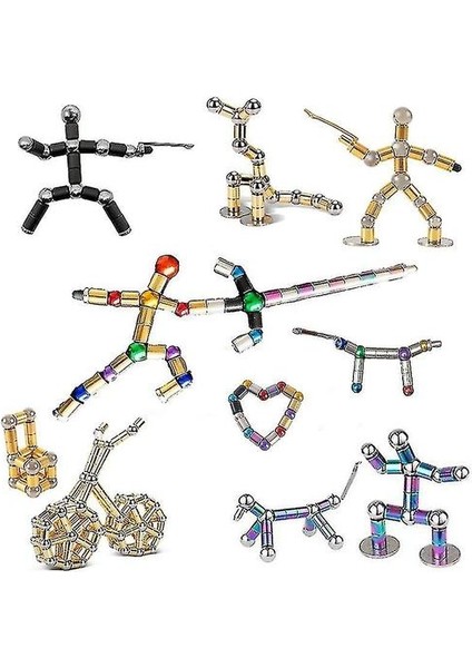 Manyetik Kutup Fidget Kalem Metal Mıknatıs Oyuncak Anti-Stres Hediye (Yurt Dışından)