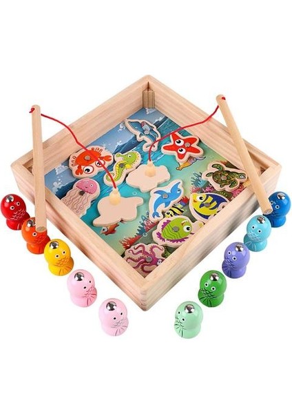 Çocuk Ahşap Oyuncaklar Manyetik Oyunlar Balıkçılık Oyunları Çocuklar 3D Balık Bebek Açık Erken Eğitim Bulmaca Böceği Bebek Oyuncakları Hediyeler | Balıkçılık Oyuncakları (Yurt Dışından) fırsatları