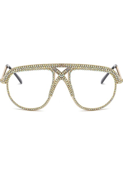 Trendy Sunshade Güneş Gözlüğü Sokak Tarzı Kurbağa Ayna (Yurt Dışından)