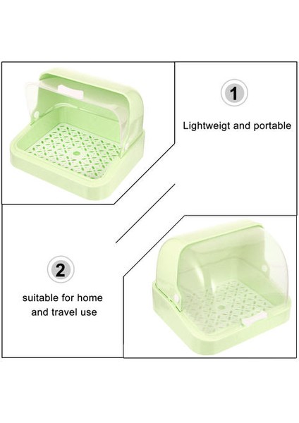 1 Adet Anti Toz Bebek Biberon Şişe Saklama Kutusu Toz Geçirmez Kurutma Rafı Bebek Çatal Sofra Depolama Konteyner Süzgeç | Kurutma Rafı (Yeşil) (Yurt Dışından)