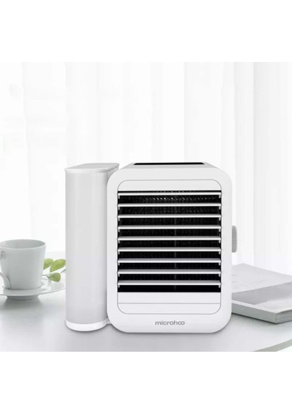 Microhoo 3 In 1 Mini Klima Su Soğutma Fanı Dokunmatik Ekran Zamanlama Artik Soğutucu Nemlendirici | Hayranları (Yurt Dışından)
