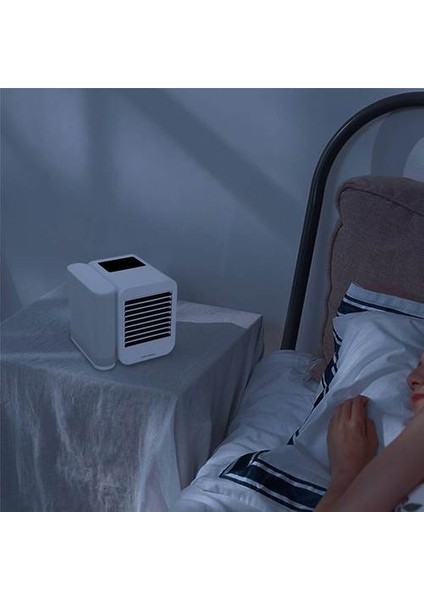 Microhoo 3 In 1 Mini Klima Su Soğutma Fanı Dokunmatik Ekran Zamanlama Artik Soğutucu Nemlendirici | Hayranları (Yurt Dışından)