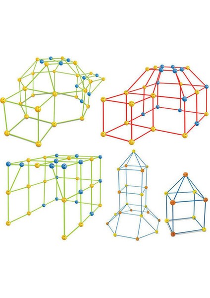 Çocuklar Kendi Den Takımı Yapı Yapı Yapı Fort Çadır Yapma Araçları Hediyeler (Yurt Dışından)