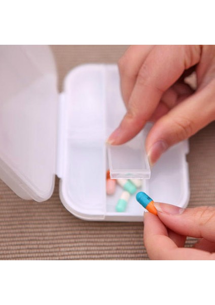 5pcs Yaratıcı Taşınabilir Küçük Hap Kutusu, Mini Hap Kutusu, Ilaç Paketleme Kutusu, Kapalı Saklama Kutusu, Seyahat Taşıma Hap Kutusu (Yurt Dışından)
