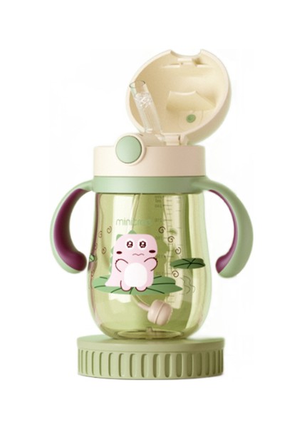 Bebekler ve Küçük Çocuklar Için 1PSC260ML Ppsu Şişesi, 6 Aydan Fazla Iki Kullanımlı Sütten Kesme Cihazı, Saman Anne ve Bebek Ürünleri (Yurt Dışından)