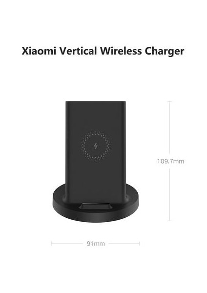 Dikey Kablosuz Şarj Cihazı 20W Max Flash Şarj ile Qi Uyumlu Birden Çok Güvenli Standı Smartphone Için Yatay Yatay | Kablosuz Şarj (Yurt Dışından) fırsatları