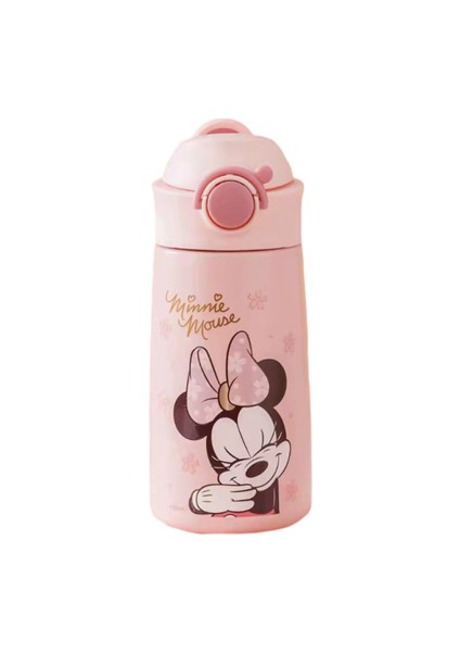 390ML316 Disney Desenli Kettle Kupası Çift Katmanlı Paslanmaz Çelik Anaokulu Için Uygun Bebek Taşınabilir Su Isıtıcı Kupası (Yurt Dışından)
