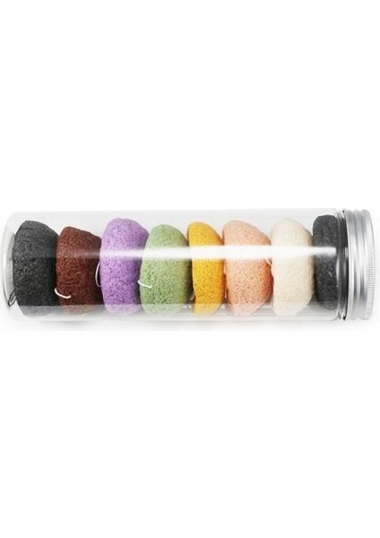 8 Adet Doğal Konjac Yüz Puf Yüz Temizleme Yıkama Sünger Exfoliator Temizlik Yarı Dairesel Sünger Puf Yüz Temizleme Aracı | Kozmetik Puf (Yurt Dışından) fırsatları