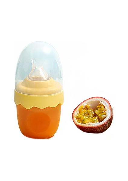 Bebek Pirinç Yapıştır Kaşık Besleme Şişesi Silikon Sıkma Tipi Bebek Besleme Kaşık Besleyici Bebek Katı Gıda Araçları | Yemekler (Sarı) (Yurt Dışından) fiyatları