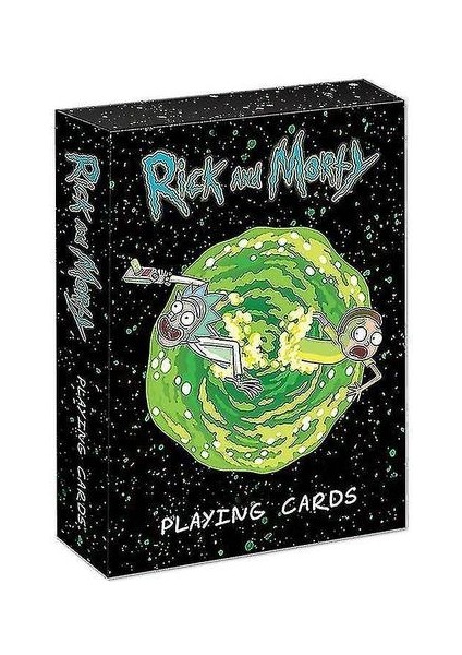 2021 Yüksek Rick ve Mory Kart Poker Tahta Oyunları Parti Oyunları Kart Oyunları (Yurt Dışından)