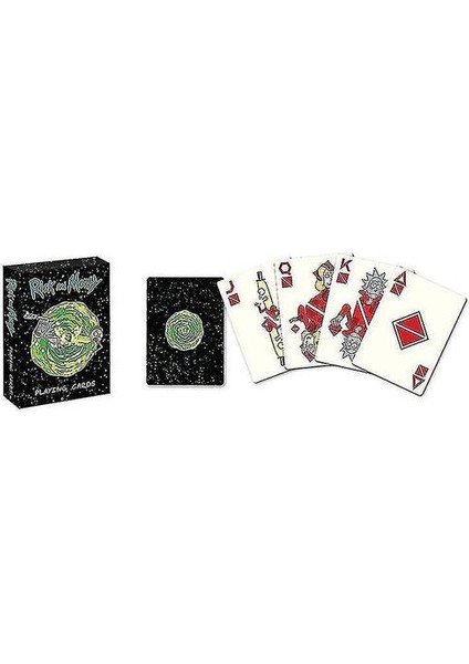 2021 Yüksek Rick ve Mory Kart Poker Tahta Oyunları Parti Oyunları Kart Oyunları (Yurt Dışından)