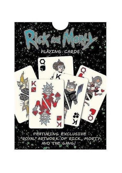 2021 Yüksek Rick ve Mory Kart Poker Tahta Oyunları Parti Oyunları Kart Oyunları (Yurt Dışından)