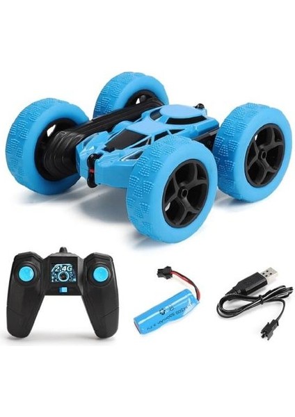 4WD Radyo Kontrol Araçları Deformasyon Buggy Elektronik Rc Kaya Rulo Araba 360 Derece Çevirme Paletli Model Stunt Arabalar Oyuncak | Rc Arabalar (Kırmızı) (Yurt Dışından)