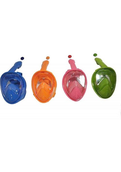 Çocuklar Şnorkel Maskesi Tam Yüz, 180 Derece Panoramik Görünüm Şnorkel Seti (Pembe) (Yurt Dışından) fiyatları