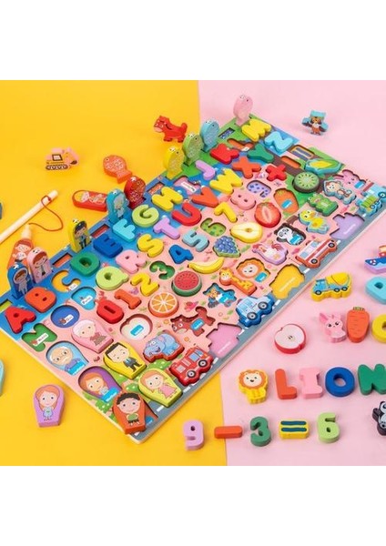 Ahşap Matematik Balıkçılık Kurulu Oyunu Bebek Erken Eğitim Bilişsel Eşit Trafik Meyve Şekli Oyuncaklar Çocuklar Için | Matematik Oyuncakları (Yurt Dışından) modelleri