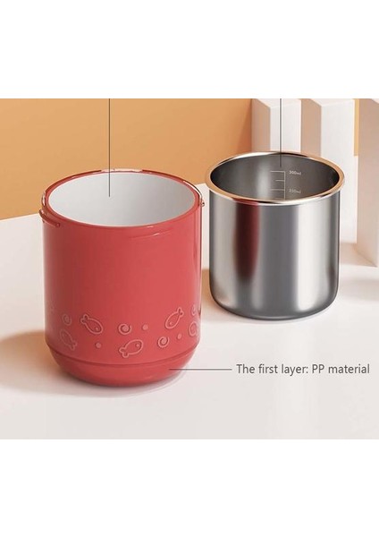 Bebek Drinkware Saman Kupası Bebek Öğrenme Besleme Bardak Bpa Ücretsiz Paslanmaz Çelik Silikon Sofra Yürüyor Su Şişesi Saman | Bardaklar (Kırmızı) (Yurt Dışından) fırsatları