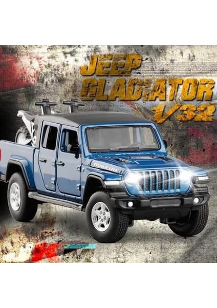 1/32 Jeep Gladyatör Alaşım Diecast Araba Modeli Ses Işık Direksiyon Amortisör Pikap Oyuncak Araba Metal Araç Oyuncaklar Boys Için | Diecasts & Amp;oyuncak Araçlar (Yurt Dışından) fiyatları