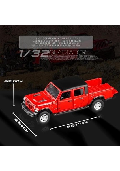 1/32 Jeep Gladyatör Alaşım Diecast Araba Modeli Ses Işık Direksiyon Amortisör Pikap Oyuncak Araba Metal Araç Oyuncaklar Boys Için | Diecasts & Amp;oyuncak Araçlar (Yurt Dışından) modelleri