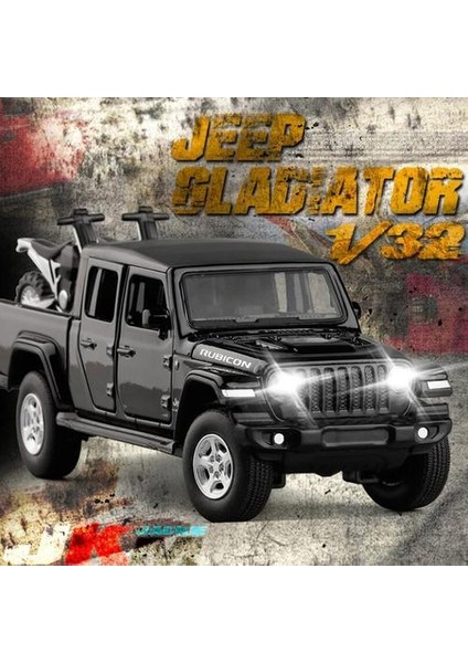 1/32 Jeep Gladyatör Alaşım Diecast Araba Modeli Ses Işık Direksiyon Amortisör Pikap Oyuncak Araba Metal Araç Oyuncaklar Boys Için | Diecasts & Amp;oyuncak Araçlar (Yurt Dışından) fırsatları