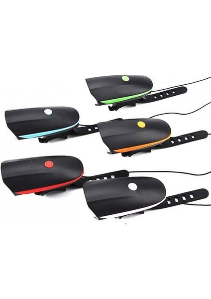 Bisiklet Far Şarj Edilebilir Hoparlör USB Gece Sürme Su Geçirmez (Yeşil) (Yurt Dışından)