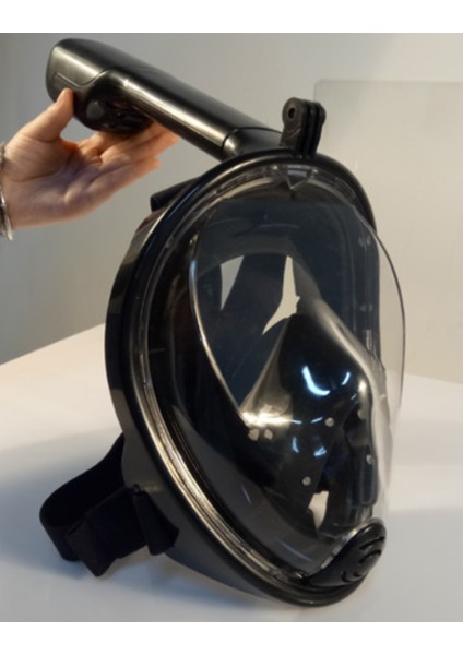 Anti-Sis Silikon Dalış Maskesi Gopro Tam Kuru Şnorkel Şnorkel Maskesi Yüzme Gözlük (Yurt Dışından) fırsatları