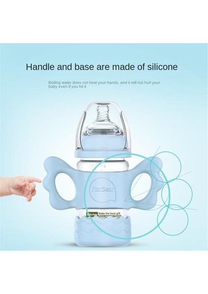 1PSC180ML Çocuk Cam Şişesi, Geniş Çapı Anti-Fall Sütten Kesme Cihazı, Çift Kullanımlı Anne ve Bebek Ürünleri (Yurt Dışından) fiyatları