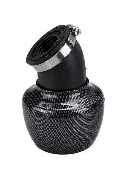 28-48MM 45 & Amp;açılı Boyun Motosiklet Hava Giriş Filtresi Evrensel Flashblack Rengi (Yurt Dışından)