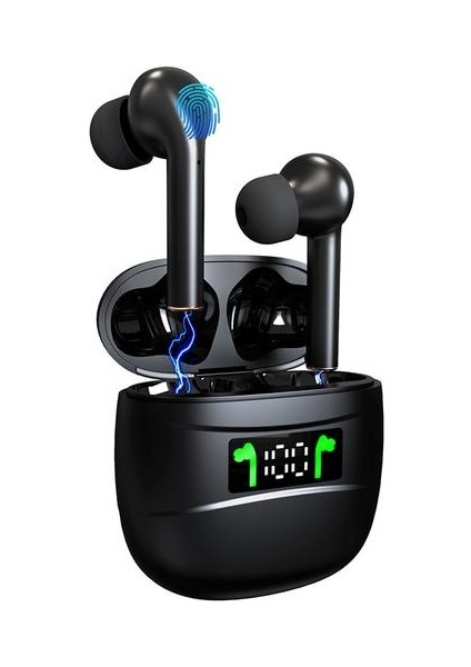 Kablosuz Bluetooth Kulaklıklar Spor Kablosuz Kulaklık Dokunmatik Kontrol Kulaklık Bluetooth 5.2 Mikrofonlu Kulaklık | Bluetooth Kulaklık ve Amp;kulaklıklar (Yurt Dışından)