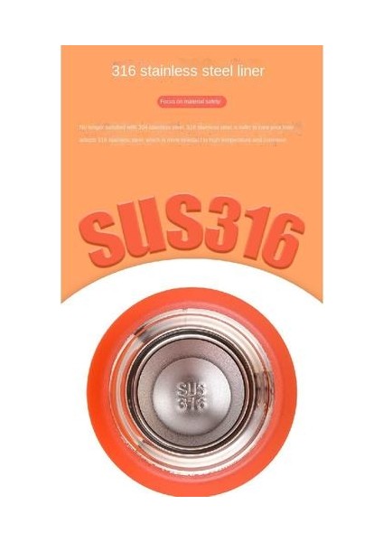 600ML Yalıtım Kabı, 316 Paslanmaz Çelik Karikatür Desenli Saman Kupası Kupa Kapak Yalıtım Kupası (Yurt Dışından) fırsatları