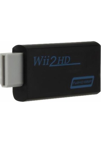 Wii HDMI Converter, Destek Hd 1080P Dönüştürücü, Wii HDMI (Siyah) (Yurt Dışından)