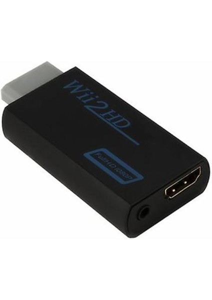 Wii HDMI Converter, Destek Hd 1080P Dönüştürücü, Wii HDMI (Siyah) (Yurt Dışından)