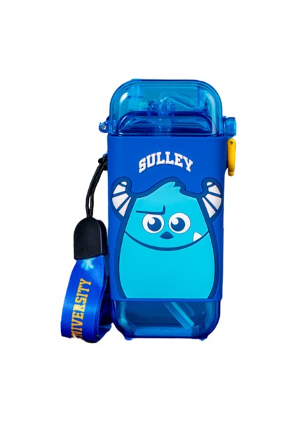 280ML Kare Saman Fincan, Karikatürlü Dondurulmuş Desenli Çocuklar Için Uygun Samanlı Saman Kabı (Yurt Dışından)