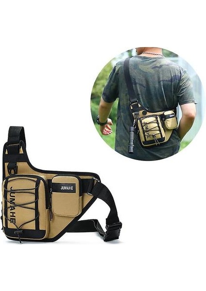 Çok Fonksiyonlu Spor Bel Torbası Bel Paketleri Açık Seyahat Bisiklet Tırmanış Ayarlanabilir Kemer Kayışı ile Koşan Bel Çantası (Yurt Dışından)