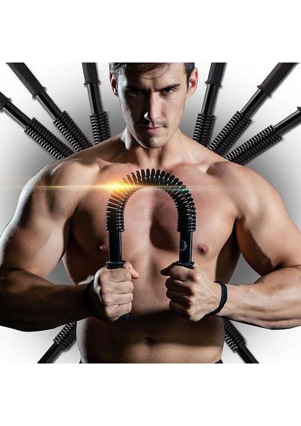 Unisex Kol Göğüs Mukavemeti Antrenmanı Bahar Güç Twister Çubuk Egzersiz Fitness Kas Bina Gücü 20KG Güç (Yurt Dışından) modelleri