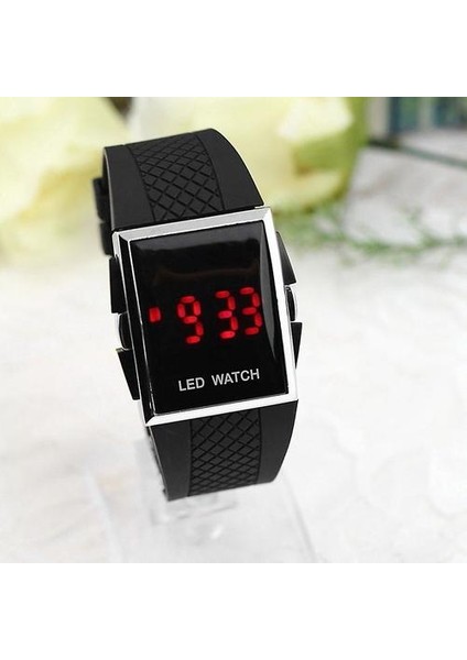 Unisex Spor Dijital LED Bilek Izle Gün Tarih Silikon Kemer Erkek Kız Çocuk (Yurt Dışından) fırsatları