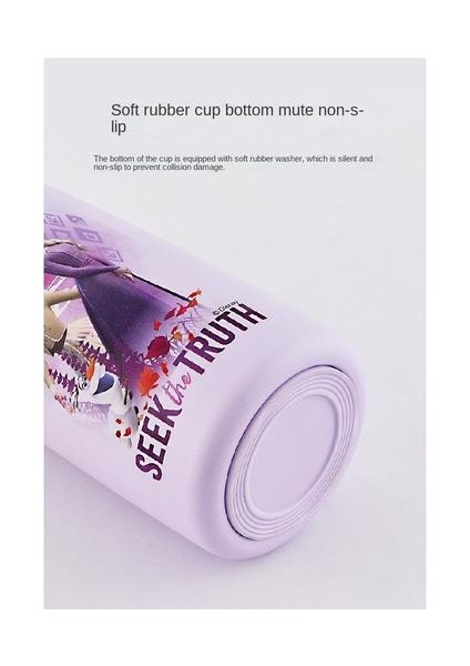 390ML316 Disney Desenli Kettle Kupası Çift Katmanlı Paslanmaz Çelik Anaokulu Için Uygun Bebek Taşınabilir Su Isıtıcı Kupası (Yurt Dışından)