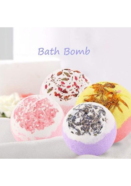 Bath Bombs,4pcs Bath Bomb Gift Set With Surprise Inside, Natural Essential Oils,perfect Compatible With Moisturize Skin & Bubble Bath & Fizzy Spa, Chr (Yurt Dışından)