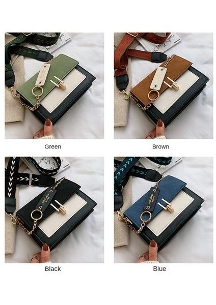 Kadın Omuz Crossbody Çantası, Pu Deri Buzlu Küçük Kare Çanta (Yurt Dışından) modelleri