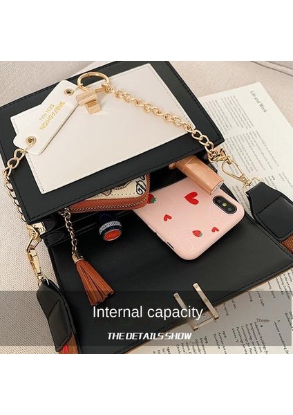 Kadın Omuz Crossbody Çantası, Pu Deri Buzlu Küçük Kare Çanta (Yurt Dışından) fırsatları
