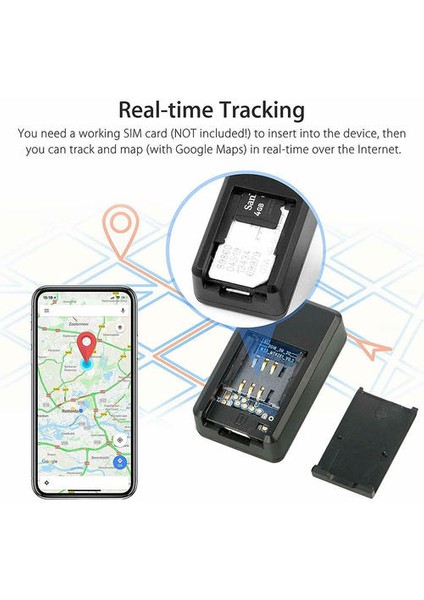 Manyetik Mini Gps Tracker Araba Çocuklar Gsm Gprs Gerçek Zamanlı Izleme Bulucu Cihazı (Yurt Dışından)