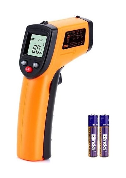 Mutfak Termometresi, Temassız Lazer Kızılötesi Termometre -50°c - 400°C Pişirme Endüstrisi Için Arkadan Aydınlatmalı LCD Ekran (Yurt Dışından)