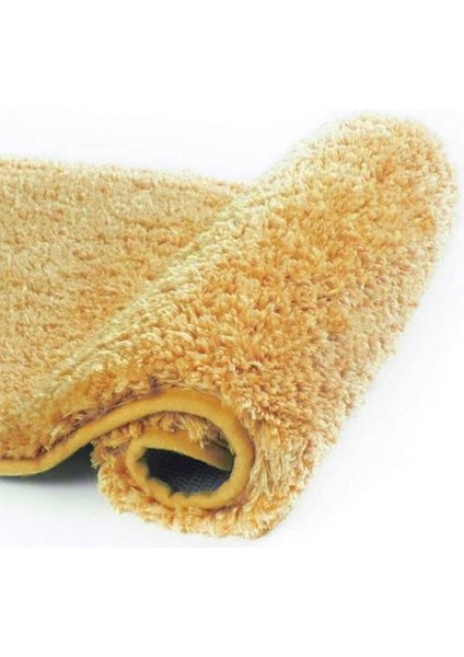 Yüksek Peluş Kalınlaştırılmış Zemin Paspası, Basit Mutfak Banyo Kapı Paspası, Banyo Kayma Anti-Kayma Paspas Emici Ayak Paspası (Yurt Dışından)