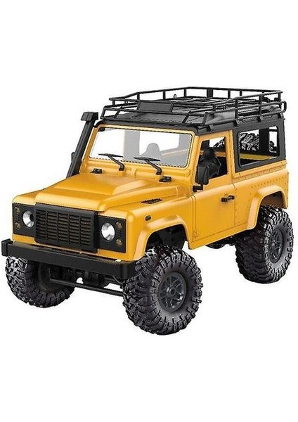 1:12 Mn-90 Rc Paletli Araba 2.4g 4WD Uzaktan Kumanda Büyük Ayak Off-Road Paletli Askeri Araç Modeli Rtr Uzaktan Kumanda Oyuncak (Sarı) (Yurt Dışından)