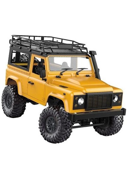 1:12 Mn-90 Rc Paletli Araba 2.4g 4WD Uzaktan Kumanda Büyük Ayak Off-Road Paletli Askeri Araç Modeli Rtr Uzaktan Kumanda Oyuncak (Sarı) (Yurt Dışından)