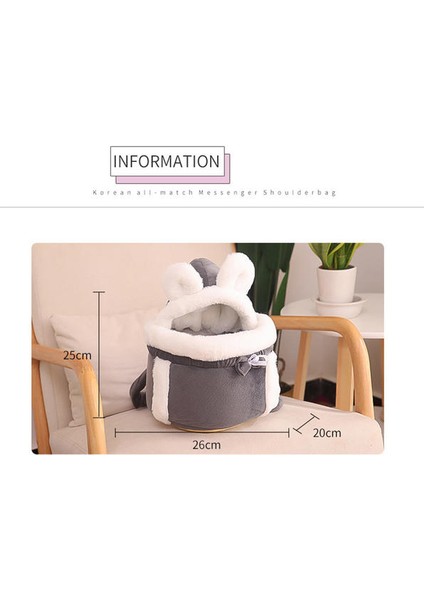 Açık Havada Seyahat Eden Köpekler ve Kediler Için Küçük, Sıcak Peluş Sırt Çantası, 3kg. (Yurt Dışından)