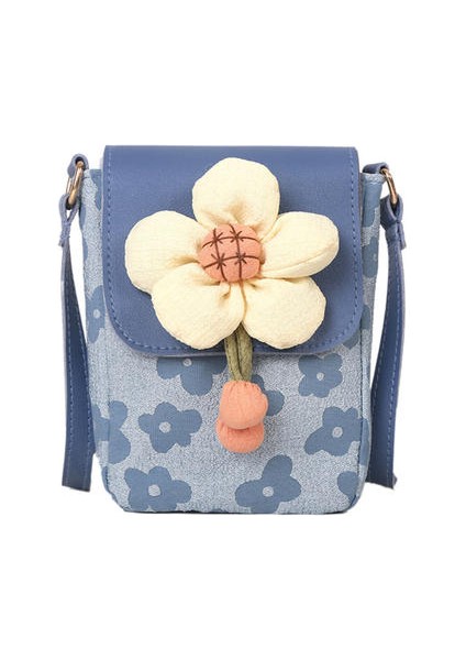 Niş Tek Omuzlu Messenger Mini Cep Telefon Çantası, Üst Düzey Moda Tüm Eşleşen Küçük Çanta (Yurt Dışından)