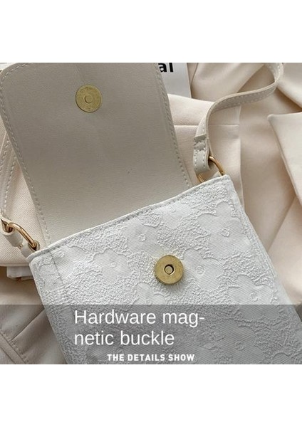 Niş Tek Omuzlu Messenger Mini Cep Telefon Çantası, Üst Düzey Moda Tüm Eşleşen Küçük Çanta (Yurt Dışından) modelleri