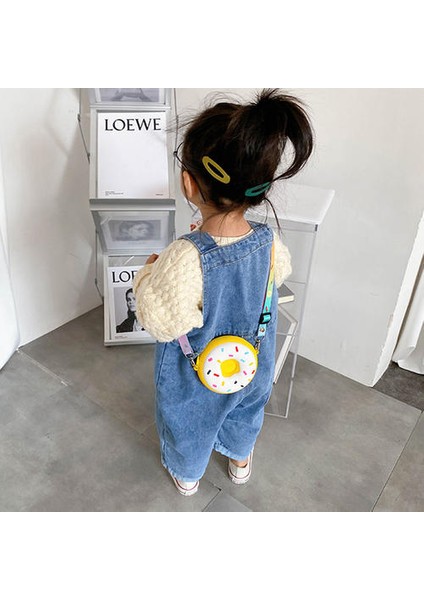 Kızlar Messenger Çantası, Çörek Madeni Para Çantası Silikon Çocuk Çantası (Yurt Dışından) fırsatları