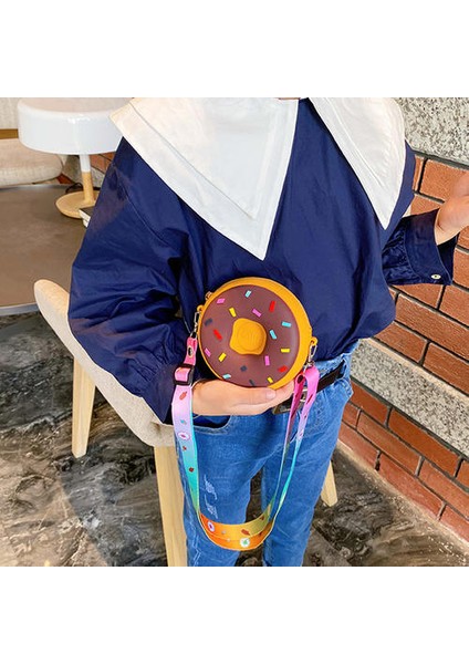 Kızlar Messenger Çantası, Çörek Madeni Para Çantası Silikon Çocuk Çantası (Yurt Dışından) indirimleri